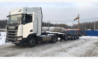 Обзор отгрузки обновлённого полуприцепа контейнеровоза К4-40 ТОНАР c вынесенной осью на 2510 мм